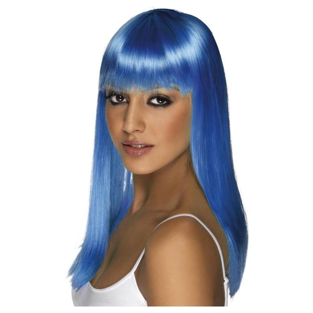 Smiffys Womens/Ladies Glamourama Wig / Neon Blue